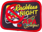 8-Ball  Rackless Night Patch